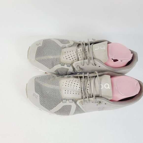 On Running Men's Light Grey Cloud 5 Lace-Up Athletic Sneakers Size US 11 - Picture 3 of 7